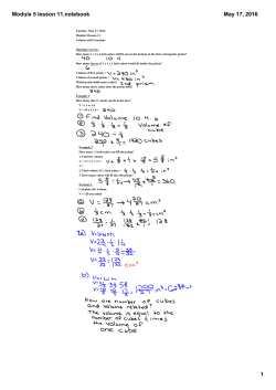 Module 5 lesson 11.notebook