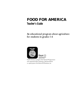food for america program
