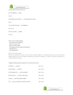 Fill in the blanks with the correct word.