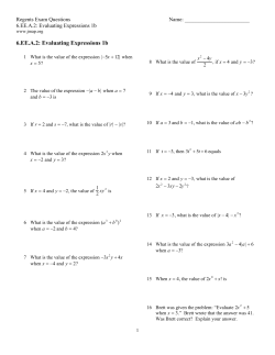 ExamView - 6.EE.A.2.EvaluatingExpressions1b.tst