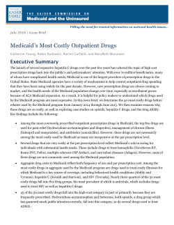 Medicaid`s Most Costly Outpatient Drugs