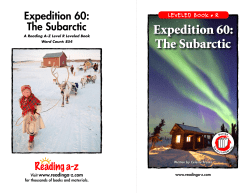 Expedition 60: The Subarctic