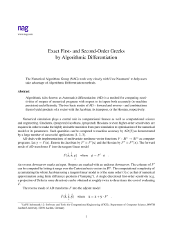 Exact First- and Second-Order Greeks by Algorithmic Differentiation