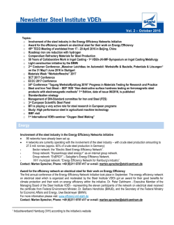 Konjunktur und M&auml;rkte - stahl