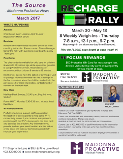 The Source - Madonna ProActive News