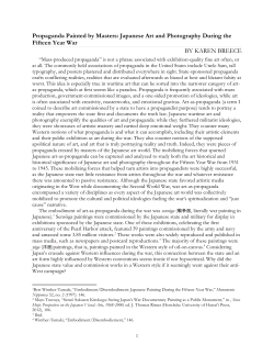 Propaganda Painted by Masters: Japanese Art and Photography