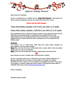 Dear Parents - Auburn City Schools