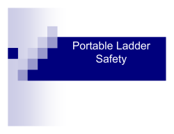 Portable Ladder Safety