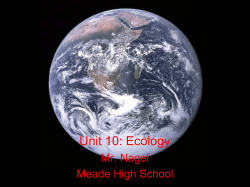 Unit 10: Ecology - weissteachernotes.com