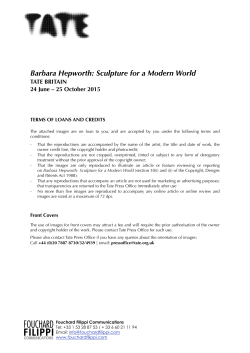 Barbara Hepworth: Sculpture for a Modern World