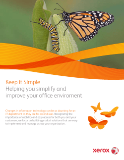 Keep it Simple Helping you simplify and improve your office