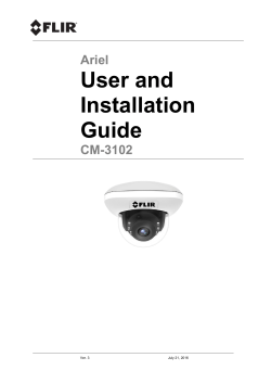 Ariel CM-3102 User and Installation Guide