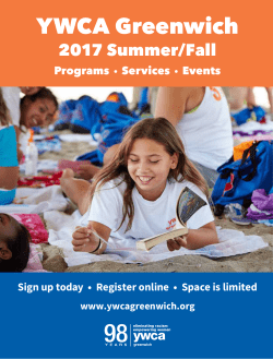 online brochure - YWCA Greenwich