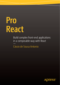 Pro React - Springer