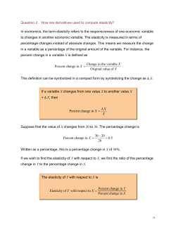 Question 2: How are derivatives used to compute