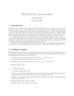 5. Area and volume - Brown math department
