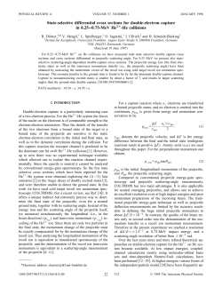 State-selective differential cross sections for double