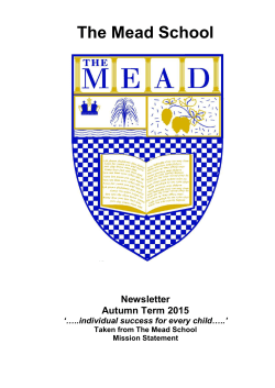 Autumn 2015 newsletter
