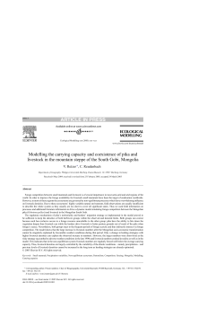 Modelling the carrying capacity and coexistence of pika and