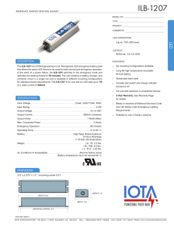 ILB-1207 - IOTA Engineering