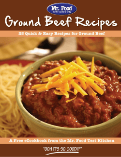 Ground Beef Recipes: 25 Quick