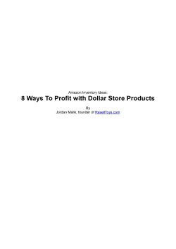 8 Ways To Profit with Dollar Store Products