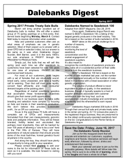 Spring 2017 - Dalebanks Angus