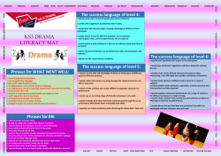 Drama - Oasis Academy Isle of Sheppey