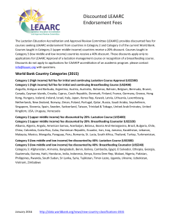 Discounted LEAARC Endorsement Fees