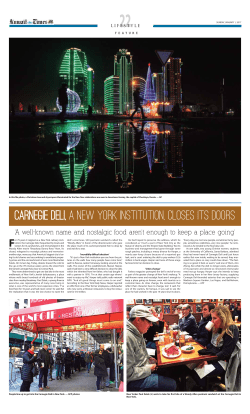 Carnegie Deli, a New York institution, closes its doors