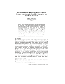 Iberian ordumeles, Paleo-Sardinian Ortumele, Ortarani and