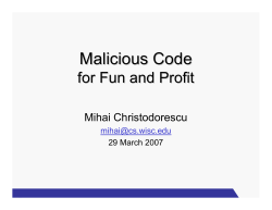 Malicious Code