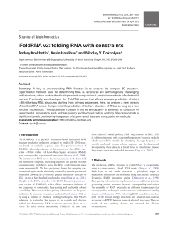 iFoldRNA v2: folding RNA with constraints