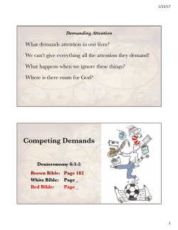 CMC Sermon 2017-01-22 - Crossway Multinational Church