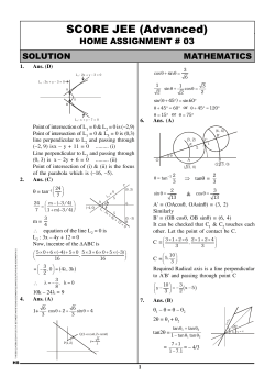 Solution Home Assignment # 03