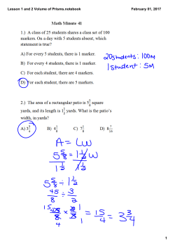 Lesson 1 and 2 Volume of Prisms.notebook