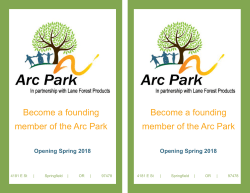Become a founding member of the Arc Park