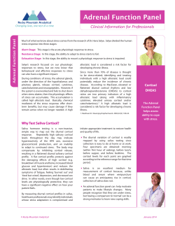 Adrenal Function Panel - Rocky Mountain Analytical