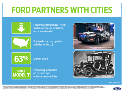 Ford Parters with Cities Infographic