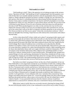 Did Gandhi Go to Hell? - Covenant Presbyterian Church