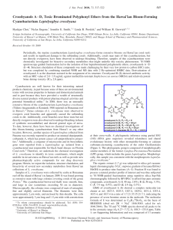 Crossbyanols AD, Toxic Brominated Polyphenyl Ethers from the