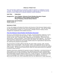 State Government - Delaware Department of Education