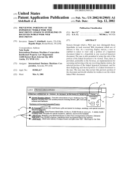 Previewing portions of the hypertext World Wide Web documents