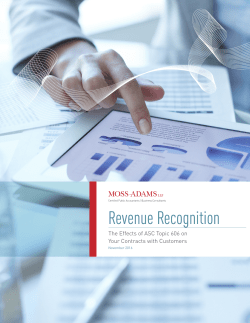 Revenue Recognition