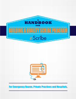The Scribe Staffing Handbook