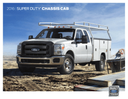 super duty chassis cab brochure