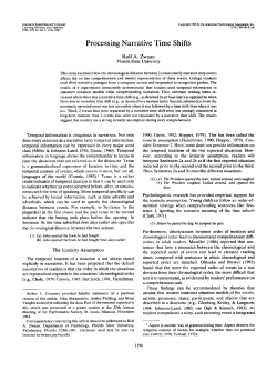 Reading 2: Zwaan - Macalester College