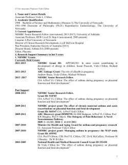 Clifton CV2013 web - The University of Adelaide