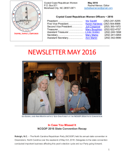 May 2016 - Carteret County Republican
