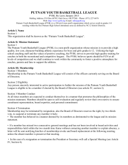 putnam youth basketball league